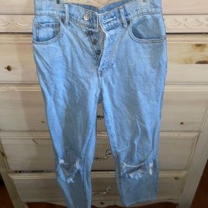 Pacsun high rise straight jeans !